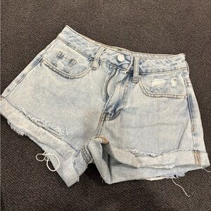 Denim Distressed Women Shorts
